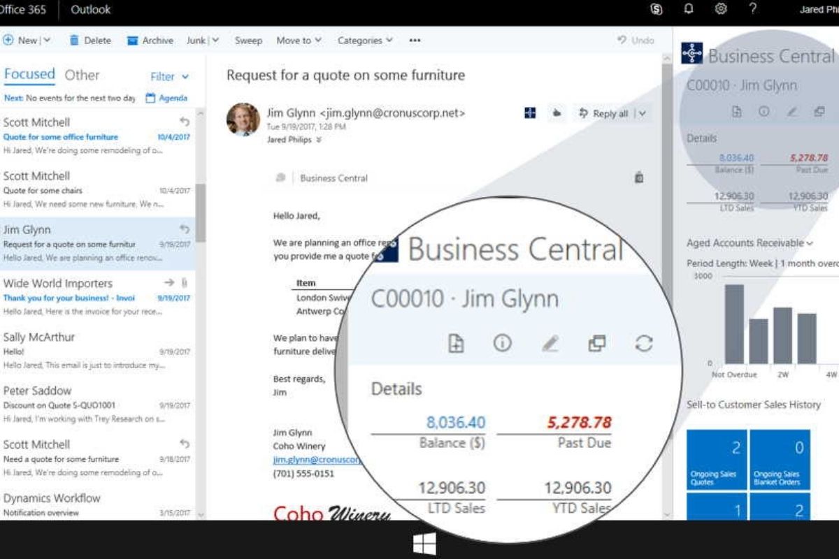 dynamics 365 business central cost